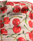 Dolce & Gabbana Beige Cotton Printed Wide Brim Bucket Hat