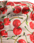 Dolce & Gabbana Beige Cotton Printed Wide Brim Bucket Hat