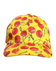 Dolce & Gabbana Yellow Cotton Printed 6 Panels Baseball Cap