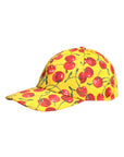 Dolce & Gabbana Yellow Cotton Printed 6 Panels Baseball Cap