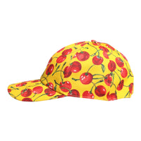 Dolce & Gabbana Yellow Cotton Printed 6 Panels Baseball Cap