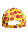 Dolce & Gabbana Yellow Cotton Printed 6 Panels Baseball Cap