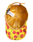 Dolce & Gabbana Yellow Cotton Printed 6 Panels Baseball Cap