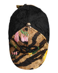 Dolce & Gabbana Multicolor DG Logo Patch 6 Panels Baseball Cap