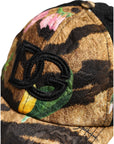 Dolce & Gabbana Multicolor DG Logo Patch 6 Panels Baseball Cap