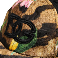 Dolce & Gabbana Multicolor DG Logo Patch 6 Panels Baseball Cap