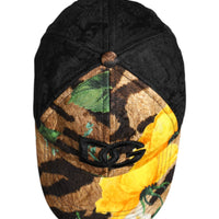 Dolce & Gabbana Multicolor DG Logo Patch 6 Panels Baseball Cap