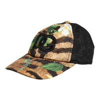 Dolce & Gabbana Multicolor DG Logo Patch 6 Panels Baseball Cap