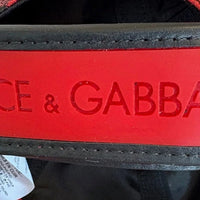 Dolce & Gabbana Red Leopard DG Logo 6 Panels Baseball Cap