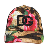 Dolce & Gabbana Multicolor DG Logo Patch 6 Panels Baseball Cap
