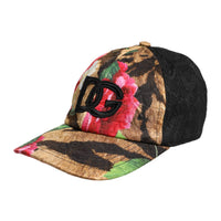 Dolce & Gabbana Multicolor DG Logo Patch 6 Panels Baseball Cap