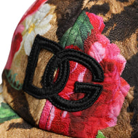 Dolce & Gabbana Multicolor DG Logo Patch 6 Panels Baseball Cap