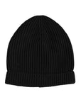 Dolce & Gabbana Black Cashmere Knitted Winter Beanie Hat
