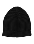 Dolce & Gabbana Black Cashmere Knitted Winter Beanie Hat
