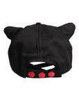 Dolce & Gabbana Black Cotton Logo Patch 6 Panels Baseball Cap
