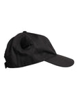 Dolce & Gabbana Black Cotton Logo Patch 6 Panels Baseball Cap