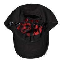 Dolce & Gabbana Black Cotton Logo Patch 6 Panels Baseball Cap