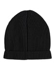 Dolce & Gabbana Black Cashmere Knitted Winter Beanie Hat