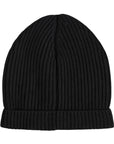 Dolce & Gabbana Black Cashmere Knitted Winter Beanie Hat