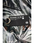 Dolce & Gabbana Green DG Logo Print Bomber Full Zip Jacket