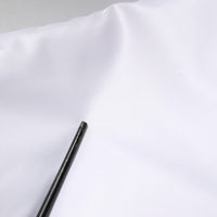 Dolce & Gabbana White Nylon Full Zip Cropped Bomber Jacket