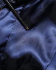 Dolce & Gabbana Blue Nylon DG Crown Full Zip Bomber Jacket