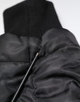 Dolce & Gabbana Black Hooded Parka Winter Men Coat Jacket