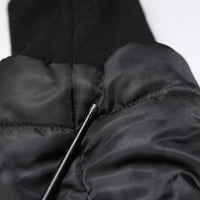 Dolce & Gabbana Black Hooded Parka Winter Men Coat Jacket