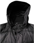 Dolce & Gabbana Black Hooded Parka Coat Winter Jacket
