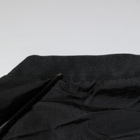 Dolce & Gabbana Black Nylon Logo Full Zip Bomber Jacket