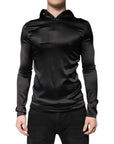 Dolce & Gabbana Black Silk Turtleneck Men Pullover Sweater