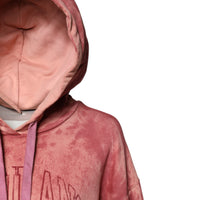 Dolce & Gabbana Pink Wash DG MILANO Hooded Pullover Sweater