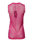 Dolce & Gabbana Pink Nylon See Through Women Sleeveless Tank Top