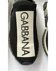 Dolce & Gabbana Black White Slip On Sorrento Sneakers Shoes