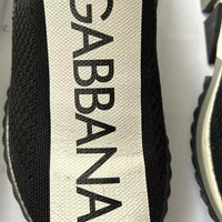 Dolce & Gabbana Black White Slip On Sorrento Sneakers Shoes