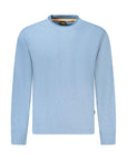 Hugo Boss Light Blue Cotton Men Sweater