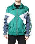 Dolce & Gabbana Multicolor Full Zip Windbreaker Jacket