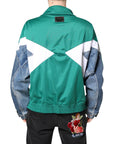 Dolce & Gabbana Multicolor Full Zip Windbreaker Jacket