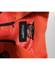 Dolce & Gabbana Orange DG Heart Full Zip Men Bomber Jacket