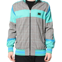 Dolce & Gabbana Multicolor Plaid Full Zip Windbreaker Jacket