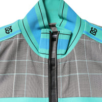Dolce & Gabbana Multicolor Plaid Full Zip Windbreaker Jacket