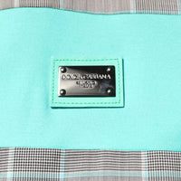 Dolce & Gabbana Multicolor Plaid Full Zip Windbreaker Jacket