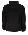 Hugo Boss Black Cotton Men Hooded Sweater