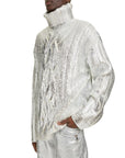 Balmain Brown Wool Men Turtleneck Sweater