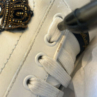 Dolce & Gabbana White Crown Patch Portofino Sneakers Shoes
