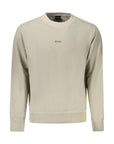 Hugo Boss Beige Cotton Men Sweater