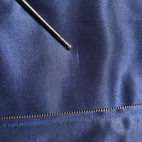Dolce & Gabbana Blue Nylon Logo Patch Men Bomber Sweater