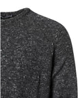 Dolce & Gabbana Gray Wool Knitted Round Neck Pullover Sweater