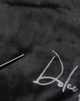 Dolce & Gabbana Black Logo Knitted Crewneck Pullover Sweater
