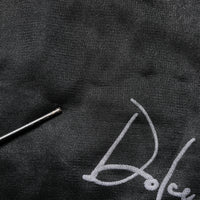 Dolce & Gabbana Black Logo Knitted Crewneck Pullover Sweater